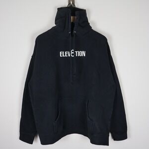 Elev8tion Fitness Miami Florida Pullover Hoodie Black Size 2XL 27x26.5